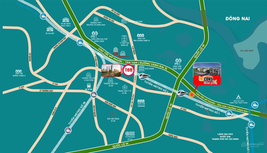 Nhà phố bcons eden park liền kề metro, triển khai đợt 1, hàng nổi bật giá 5,7 tỷ