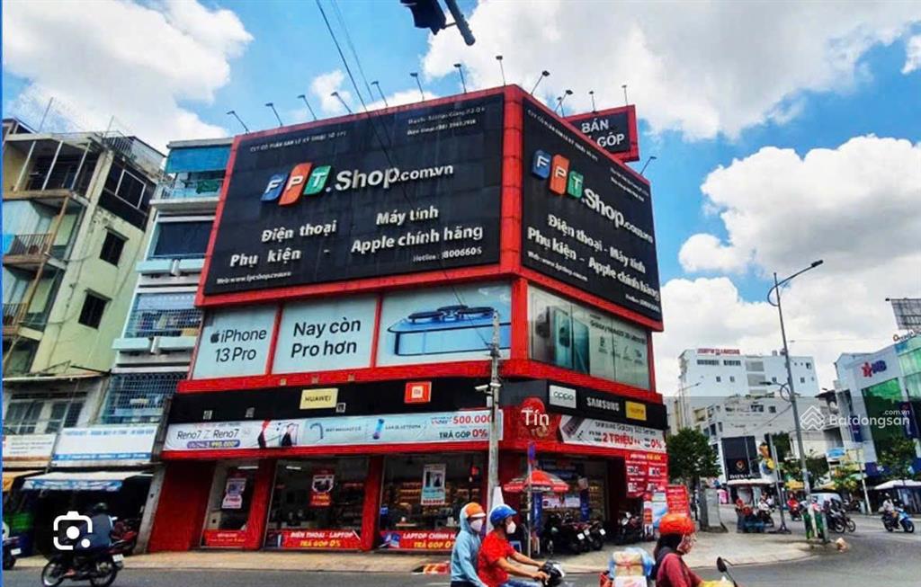Siêu vị trí! bán nhà 2 mặt tiền 1 hậu giang p2 quận 6, dt 7x15m kc 5 tầng hdt 100tr giá 52 tỷ