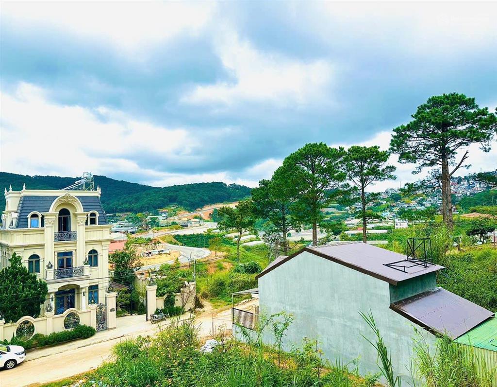 Bán đất tặng nhà 2 mặt tiền kqh an sơn, 230m2 vuông vức view thung lũng rừng thông