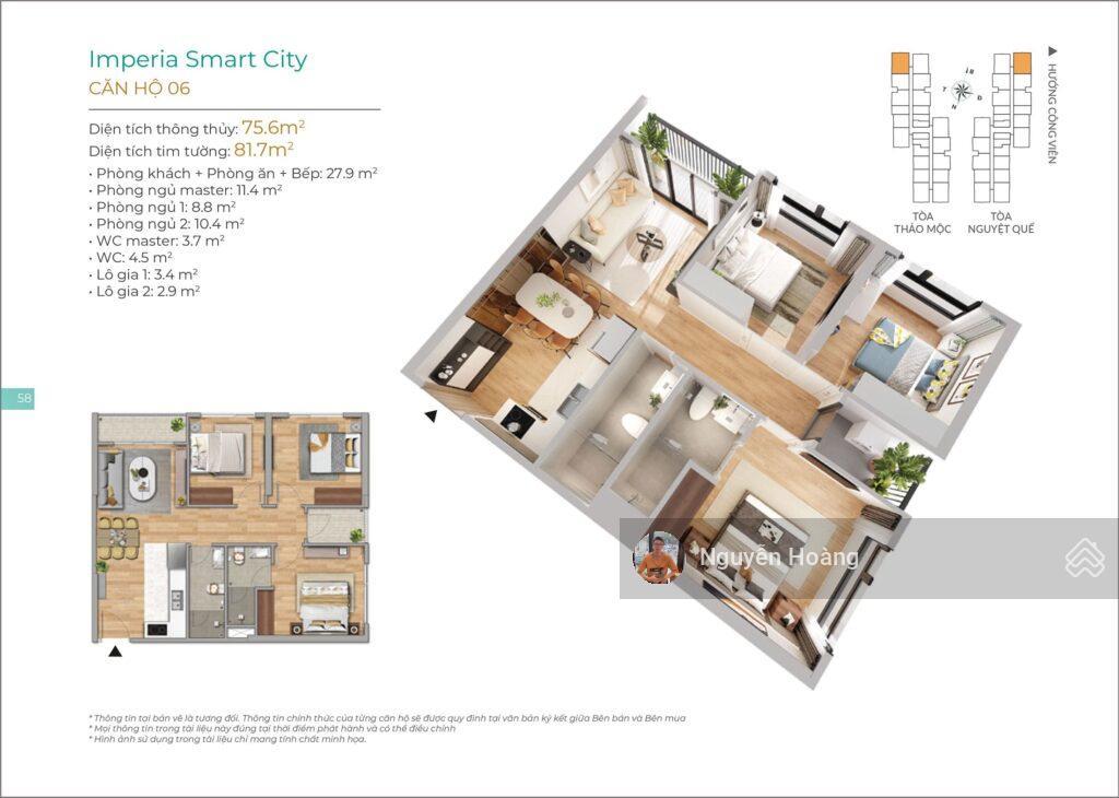 Bán nhanh căn hộ tại sola park, 3pn, 75,9m2, 4.8 tỷ, 0365 691 ***