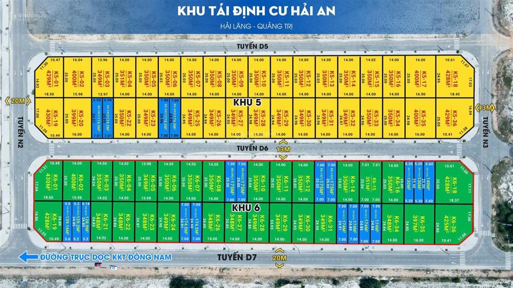 Tái định cư cảng mỹ thủy khu đô thị ven biển đẹp quảng trị