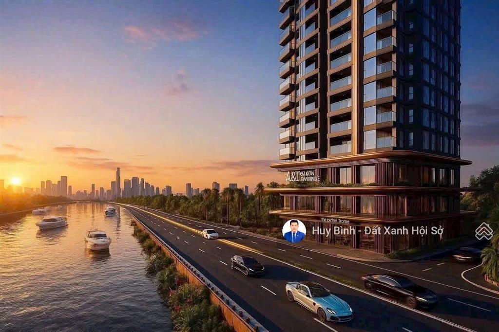 Căn hộ resort a&t saigon riverside mặt tiền sông sài gòn, căn 2pn 65m2 giá 3,6 tỷ (100%)