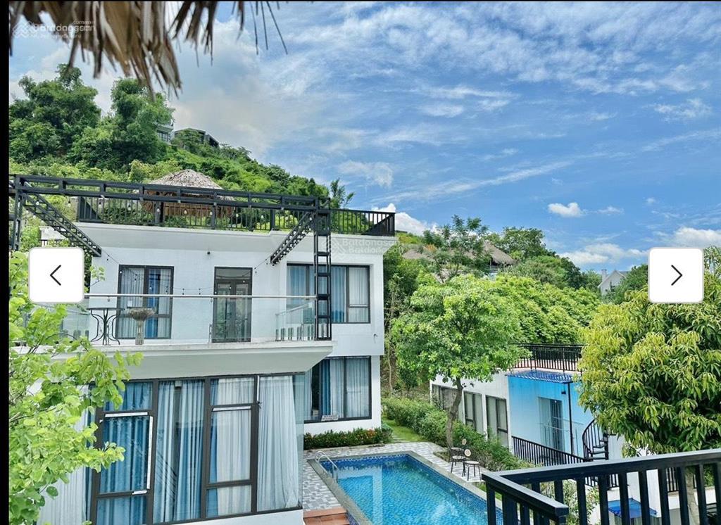 Chỉ 5.85 tỷ sở hữu ngày căn biệt thự 2 tầng có bể bơi riêng tại sun village hòa bình