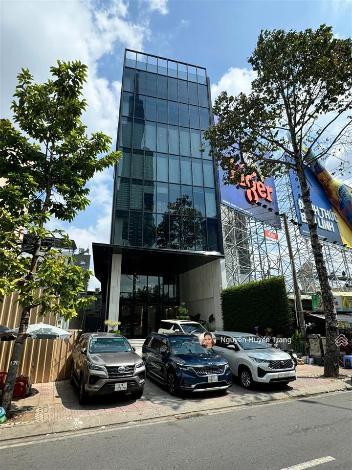 Tòa building khan hiếm cực vip hầm7lầu góc 2mt phan đăng lưu p6 bt (13x22m) hđt 350tr/th chỉ 95 tỷ