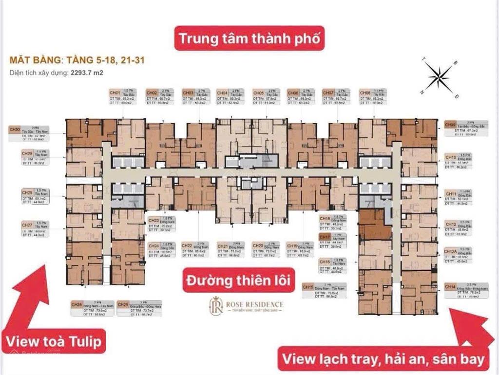 Hh rose residence chỉ 1,7 tỷ. 0888 206 ***