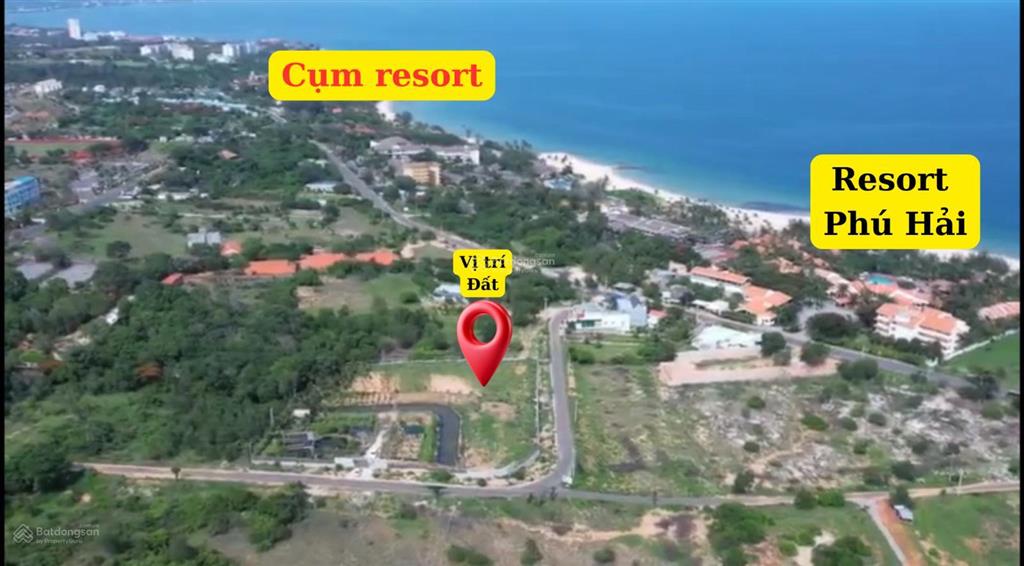 Bán 2000m2 đất ven biển gần các resort phú hài, giá chỉ 8,9tr/m2