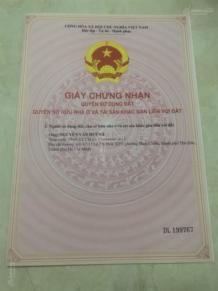 Bán nhà chính chủ trung tâm thủ đức gần trường học, bệnh viện, chợ, sân bay