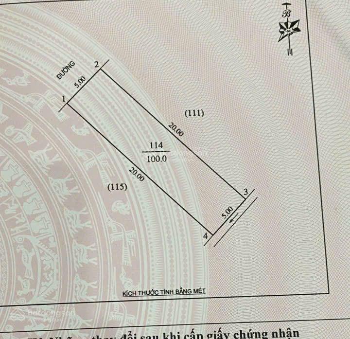 Bán đất lối 2 đường trần đình san (đường 8b) hướng tây bắc giá tốt khu vực