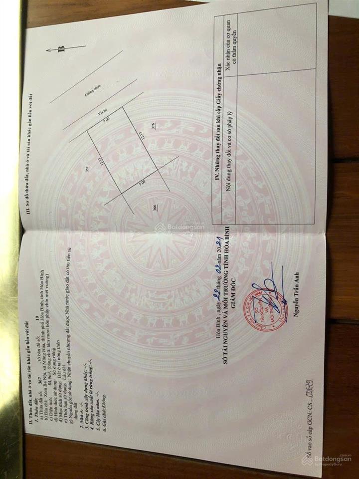 Bán đất nền 85m2 gần cao tốc hà nội hòa bình, chỉ có 980 triệu