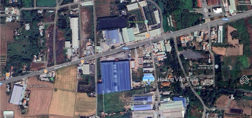 36800m2 mặt tiền nguyễn hữu trí, bến lức, long an, giá chỉ 5.97triệu/m2 giáp tp. hcm