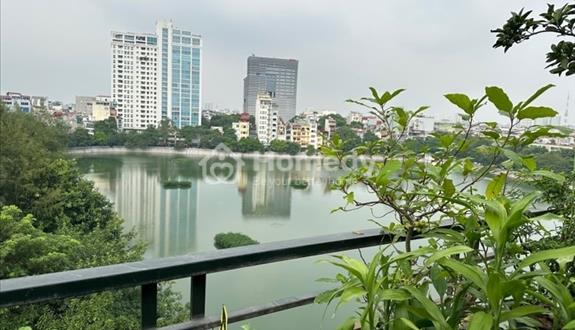 Bán nhà Kim Đồng ngay mặt hồ 100 4 tầng thang máy MT5m giá 22 tỷ