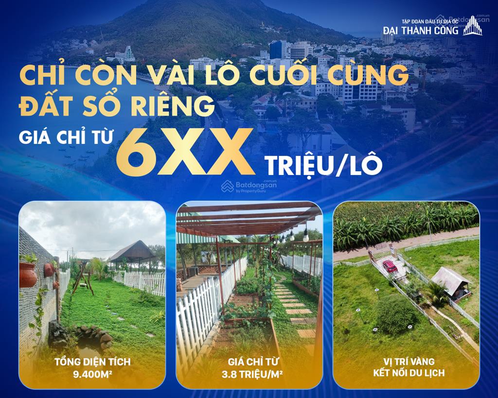 Bà rịa vũng tàu chỉ 3,8 triệu/m2, sổ riêng từng nền, vị trí vàng ven hồ suối môn