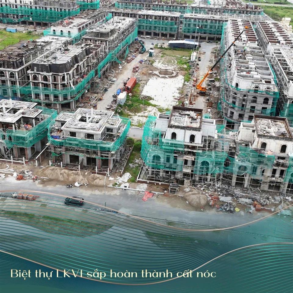 Hoàng huy green river biệt thự 200m2 cạnh sông hòn ngọc xây 4 tầng chiết khấu tới 9%