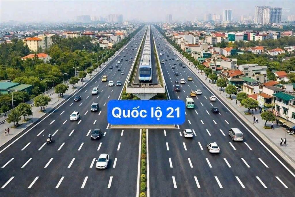 Bán đất gần khu công nghệ cao hòa lạc 100m, mặt tiền 7m, sổ đỏ sẵn, giá 1.9 tỷ