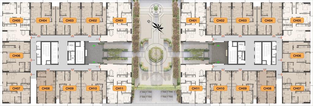Chính chủ bán căn hộ the charm an hưng, 7,65 tỷ, 91m2, view đẹp, mát, giá rẻ nhất dự án