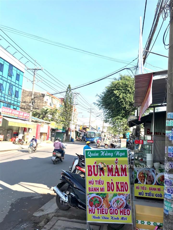 Nhà 1 lầu ngang 4,2m, đất 90m2, sàn 125m2. nhà mặt tiền hoàng hữu nam, giá 7,5 tỷ, sổ hồng riêng