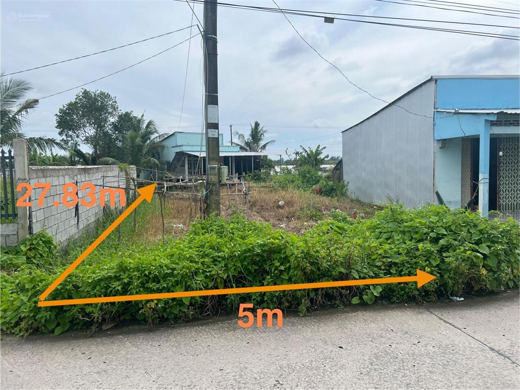 Ngân hàng thanh lý lô đất 158.7m2 tại giục tượng bàn tân định, giục tượng, châu thành, kiên giang
