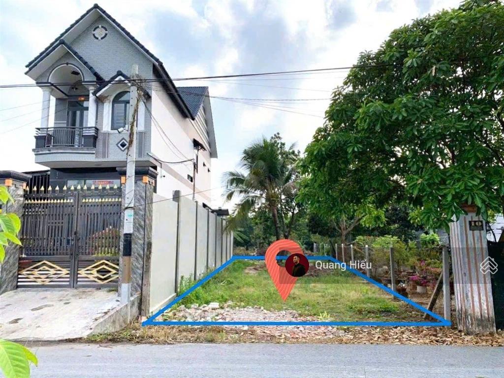 Đất thật giá thật , dt 105m2 đ.cây chôm mỹ khánh h.củ chi , giá 850tr , sổ riêng , thổ cư 100%