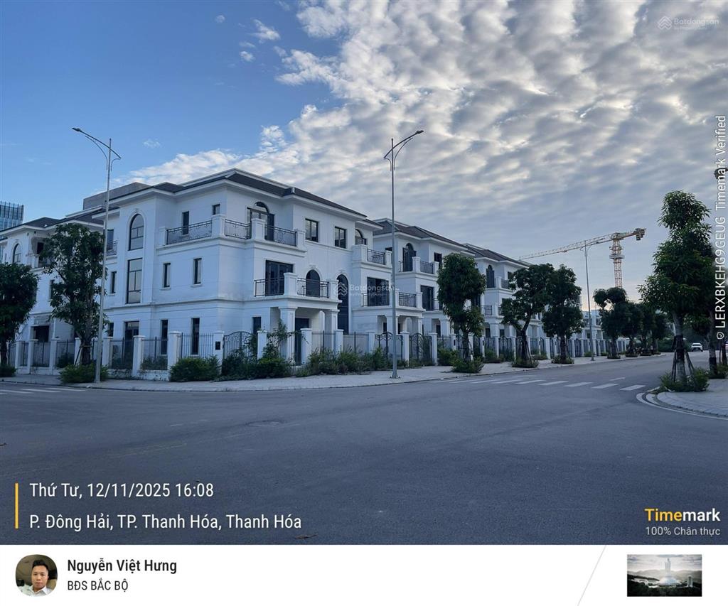 Căn góc 2 mặt tiền biệt thự nhà phố đẳng cấp tại central riverside thanh hóa