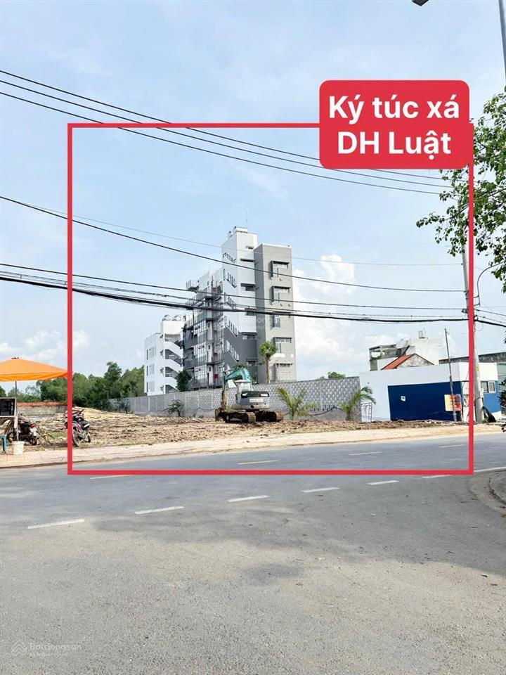 Bán lô đất đối diện ký túc xá đại học luật, cụm ủy ban phường, chợ long phước vị trí cực đẹp