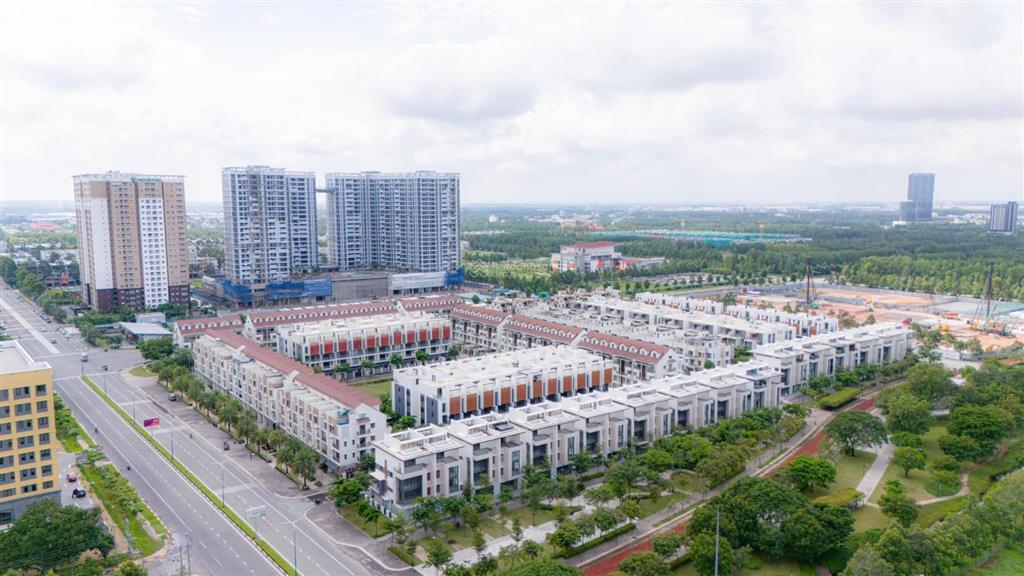 Bán nhà phố liền kề 6x19m, khu đô thị midori park, cđt becamex tokyu, nhận nhà ngay, cạnh sthị aeon
