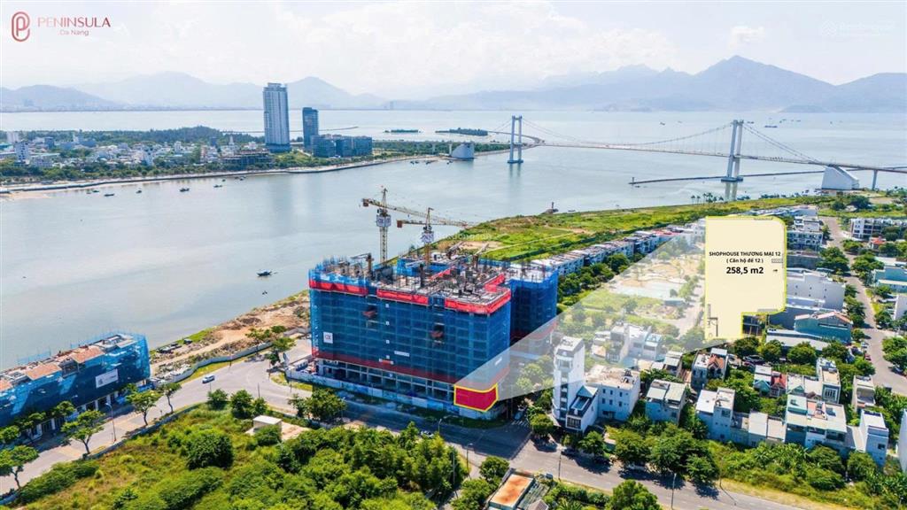 Hot! suất căn 2pn tầng trung peninsula da nang, view trực diện pháo hoa khai thác thuê 30tr