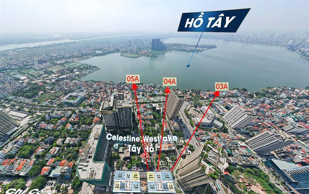 View trọn hồ tây tòa cuối cùng celestine westlake chỉ vào 20% 0906 289 ***