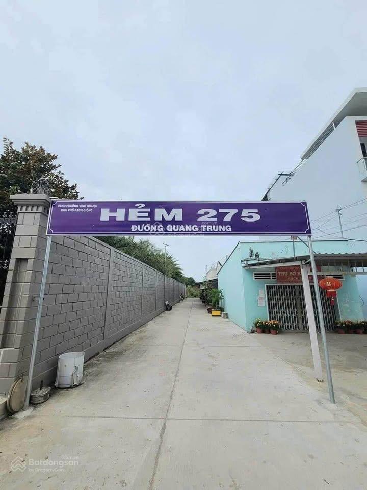 Đất thổ cư trong hẻm 275 quang trung thuộc khu giáo viên ngô sỹ liên