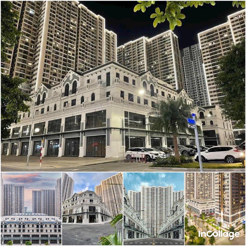 Căn góc víp nhất dự án vinhomes smart city 184m2 600m2 sàn 30m mặt tiền (cho thuê 170tr/ tháng)