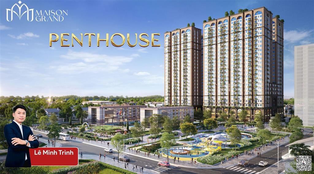 Căn góc penthouse maison grand phú mỹ tầng 25 tt 50% nhận nhà, liền kề cảng cái mép thị vải