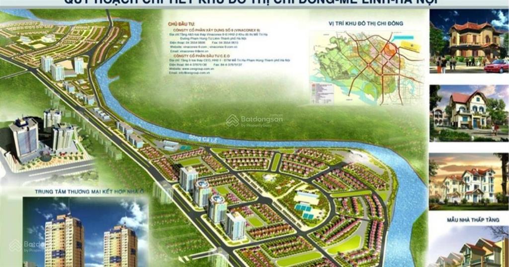 Bán biệt thự sổ đỏ khu đô thị chi đông