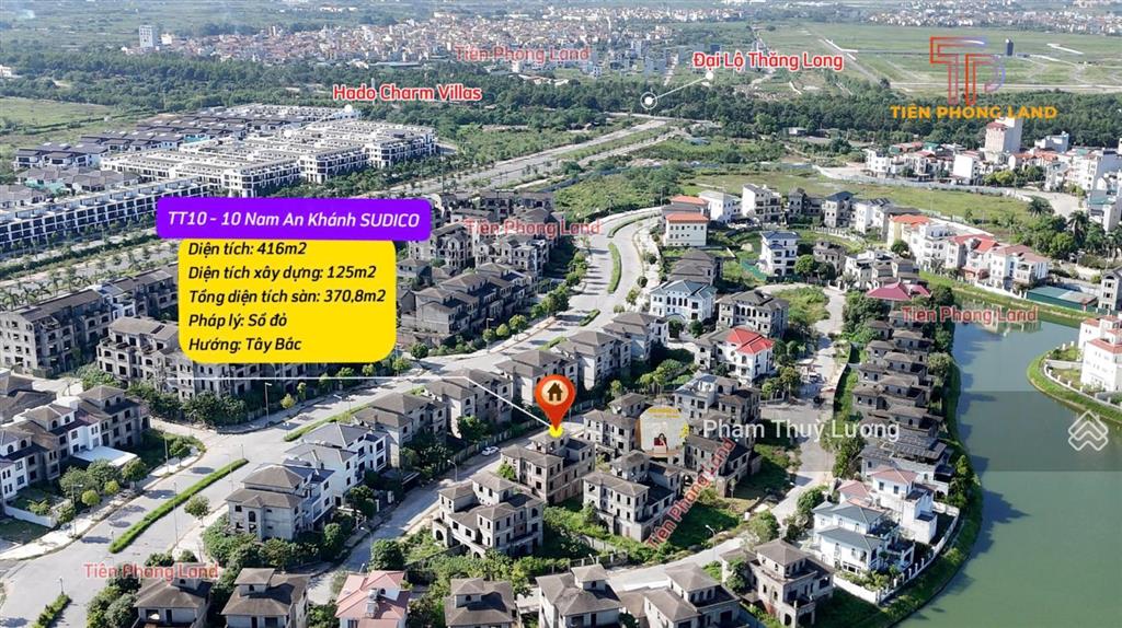 Chính chủ gửi bán biệt thự vista nam an khánh, bt 416m2. giá hời thị trường! 0916 060 ***