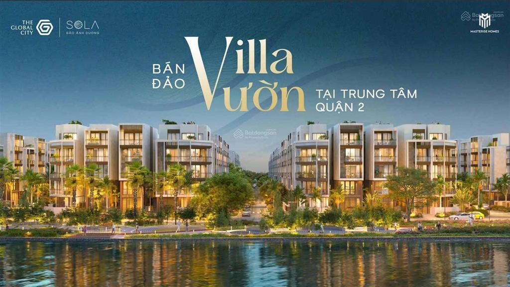 Liền kề vườn sola kế căn góc, view sông, kênh đào nhạc nước có thể thông 2 căn thành căn đơn lập