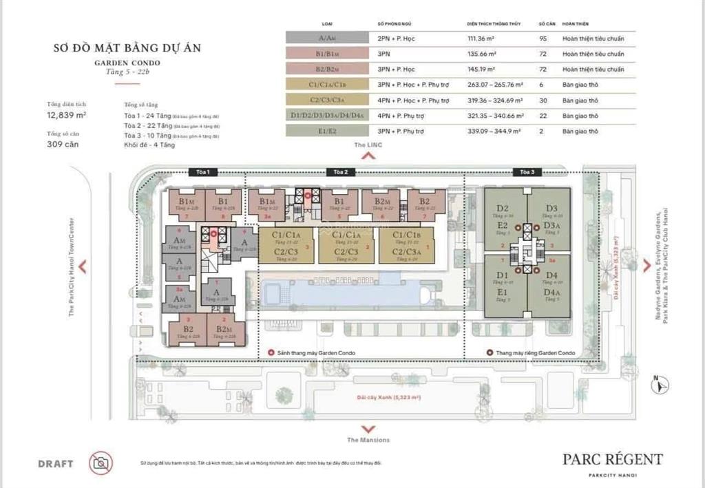 Cập nhật các căn parc régent kđt park city hà nội giá tốt từ 12,1 tỷ, tiến độ giãn