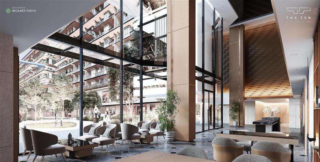 Bán căn duplex168m² tại the ten, view công viên, siêu thị aeon, khu thương mại midori park square