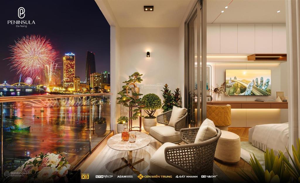 Hot! hiếm có 1 căn hộ peninsula tầng 29 2pn view sông hàn, pháo hoa sổ hồng lâu dài