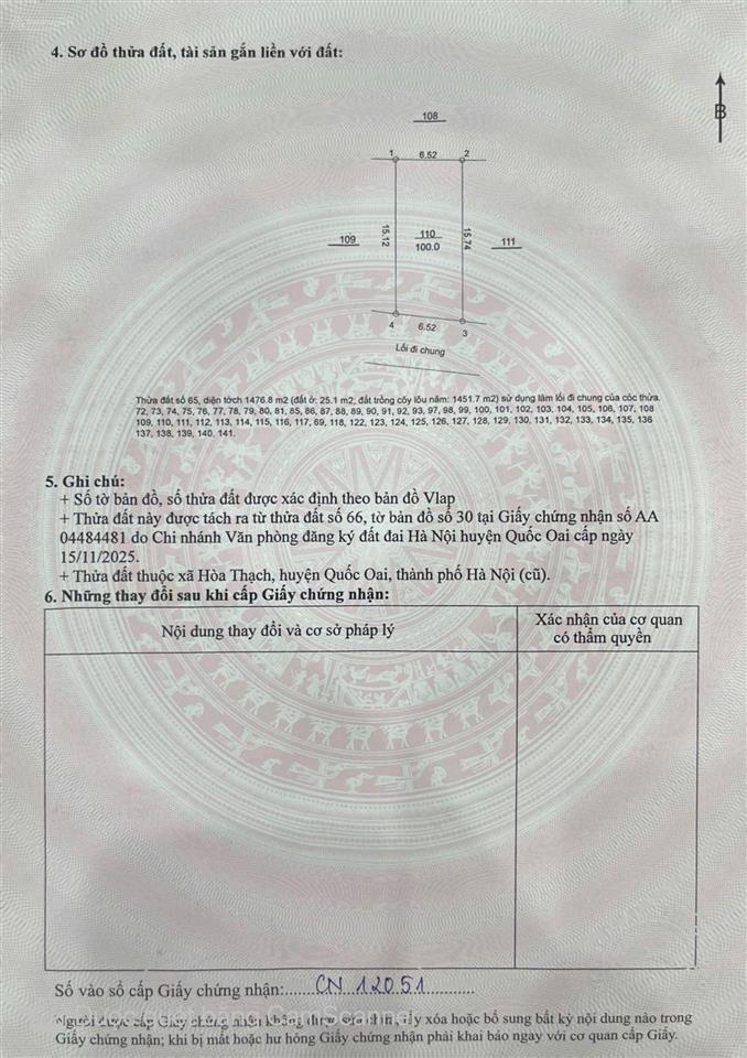 Chính chủ bán 100m2 tại đường 21, phú cát, hà nội, giá tốt 2,5 tỷ 0977 514 ***