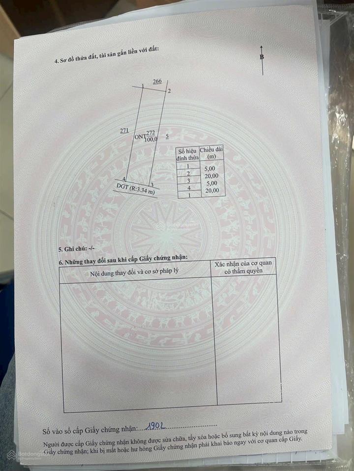 Nam duyên thái đô thái thụy thái bình s 100m2 full thổ cư 5m mt hậu 5m. ngõ thông thoáng gần thoáng