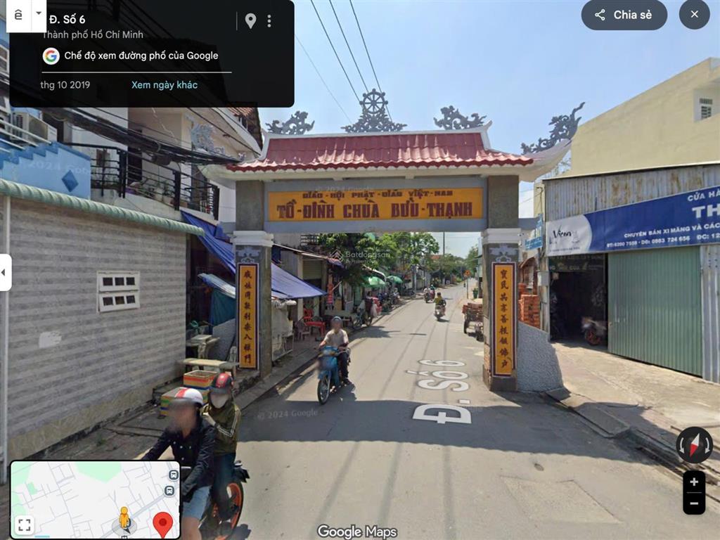 Bán đất đường số 6, long trường, quận 9, 100m2 thổ cư, khu dc hiện hữu