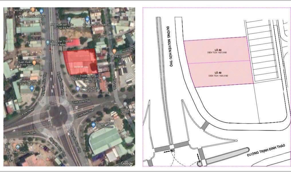 Đất mặt tiền đường nguyễn hữu thọ, khuê trung, quận cẩm lệ diện tích 2051m2 ngang 40m
