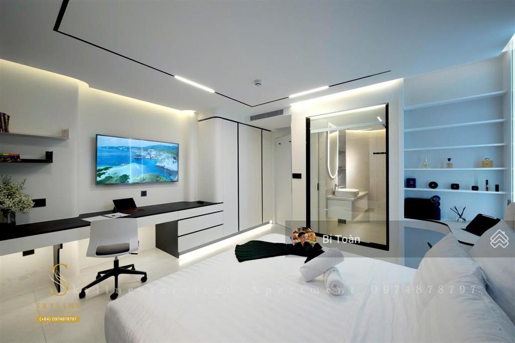 Căn vip duy nhất có sổ! bán căn hộ goldcoast tầng cao 2 phòng ngủ, nội thất cực đẹp
