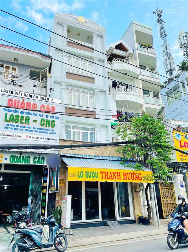 Thơm 5x19m, 5 tầng mới đẹp mặt tiền kd mai văn vĩnh q7 giá 23 tỷ
