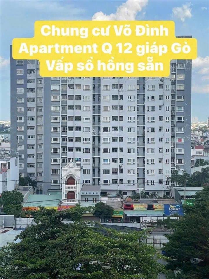 Chính chủ bán căn hộ võ đình, q12, 2pn, sổ sẵn
