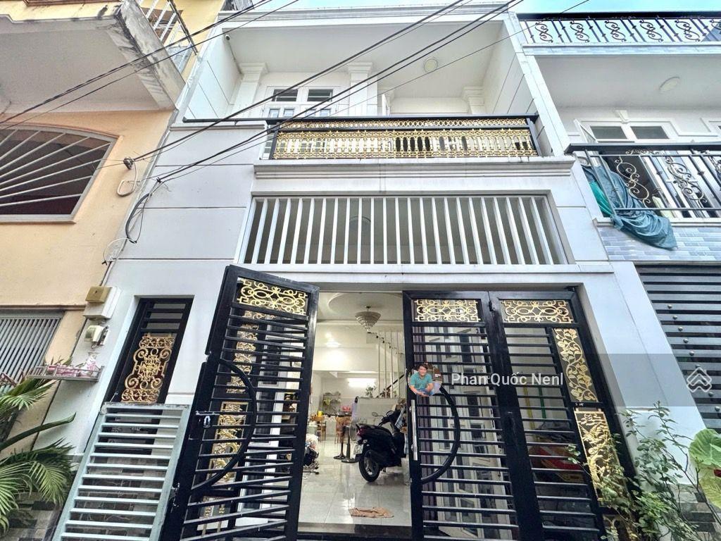 Bán nhà mới, hẻm 861 trần xuân soạn, quận 7, 60m2(5x12m), chỉ 7,2 tỷ, sổ vuông vức, giáp him lam