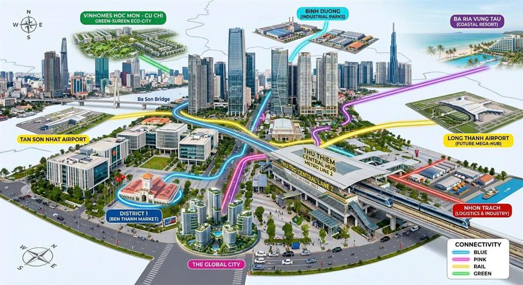 The global city tuyệt tác "dinh thự trên không" giá tốt trong khu vực