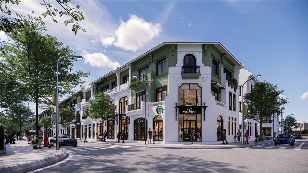 Ngoại giao căn góc bt38 sun urban city 277m2 x 3,5 tầng mặt tiền 20m ngã tư đại lộ hoa