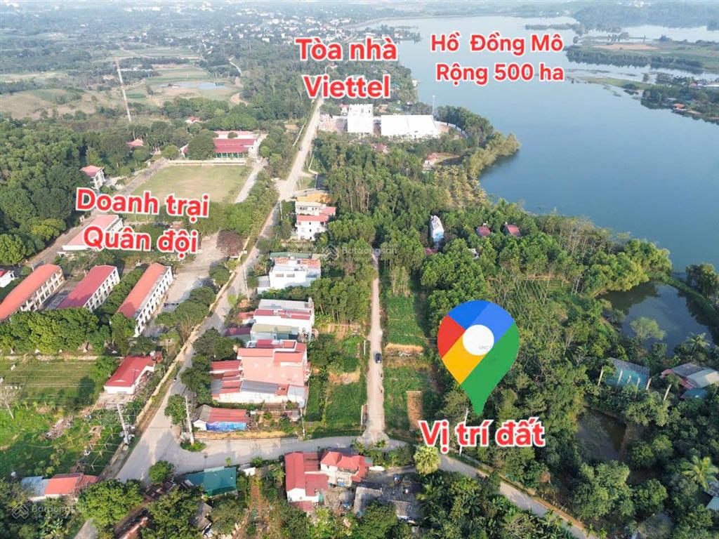 Bán lô đất sinh lời nhanh, thanh khoản tốt, ngay sát hồ đồng mô, dt 80m², mt 5m, giá chỉ 1 tỷ 75