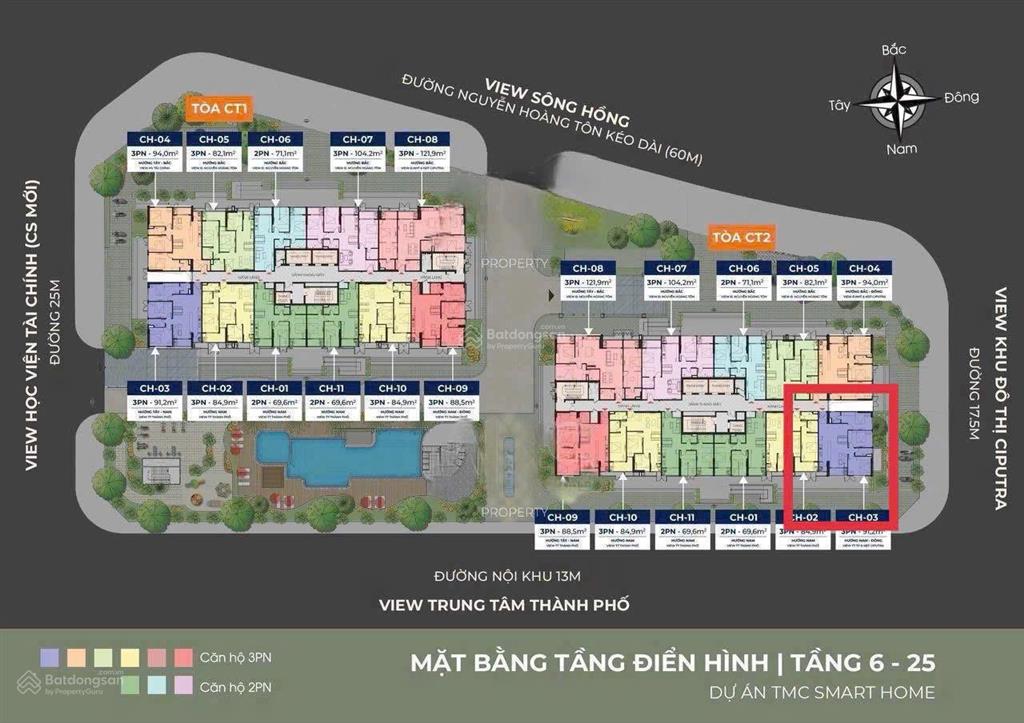 Suất ngoại giao ch 03 toà ct2 giá gốc không chênh! vào hợp đồng trực tiếp cđt. 0929 271 ***