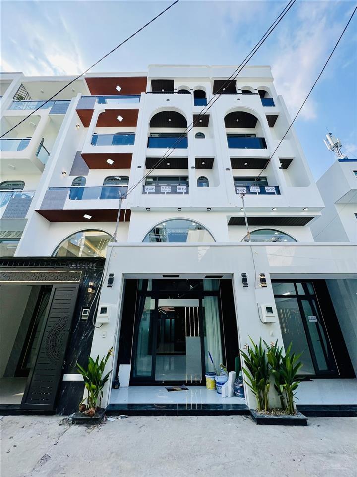 Dãy nhà phố cao cấp đường tân hòa đông giáp tân phú, q6, 85m2 x 5 tầng, giá tốt 8,4 tỷ