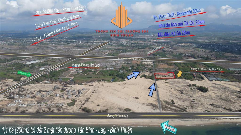 1,1 ha mặt tiền lê quang định lagi lâm đồng cần bán gấp đi nước ngoài